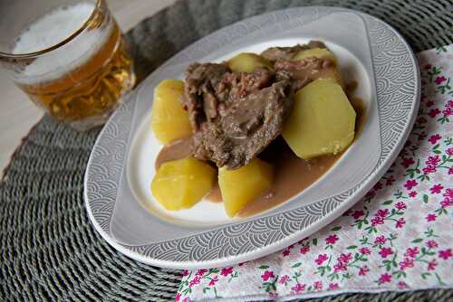 Boeuf au pain d'épices et pommes vapeur (au Thermomix)