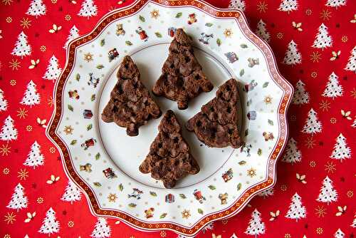 Fondants Sapins au chocolat de Thibault