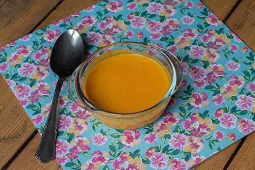 Velouté douceur patates douces, carottes et poireaux (au Thermomix ou sans)