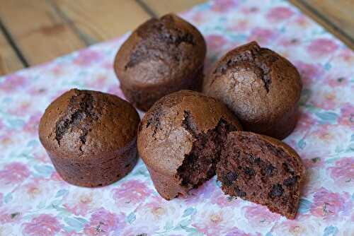 Muffins aux pépites de chocolat (recette de Nigella Lawson)