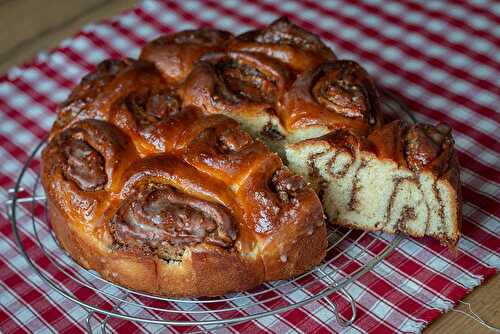 Schneckekueche (chinois aux noisettes) (brioche alsacienne)