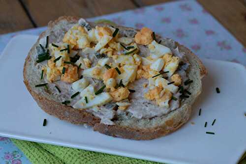 Tartines Oeuf Mimosa (recette de Cyril Lignac)