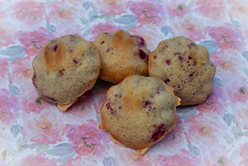 Bouchées framboises et amandes