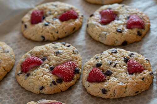 Cookies Fraises et Chocolat