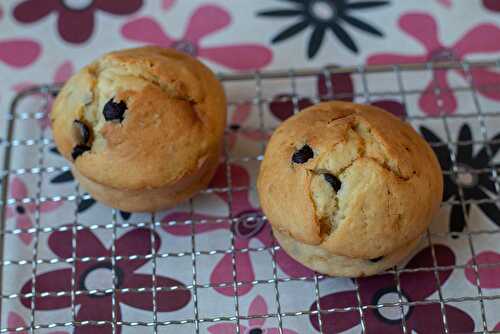 Muffins au sirop d'érable, flocons d'avoine et chocolat