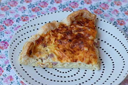 Quiche lorraine légère au fromage blanc