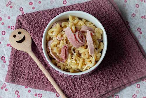 Risotto de coquillettes jambon (recette de Cyril Lignac)