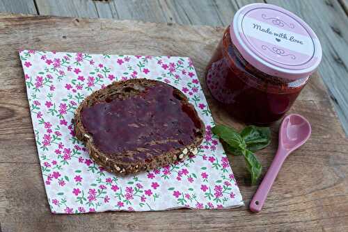 Confiture Fraises Basilic (au Thermomix)