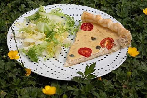 Tarte au thon et tomates cerises (recette Weight Watcher)