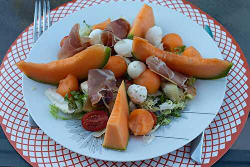 Assiette italienne au melon