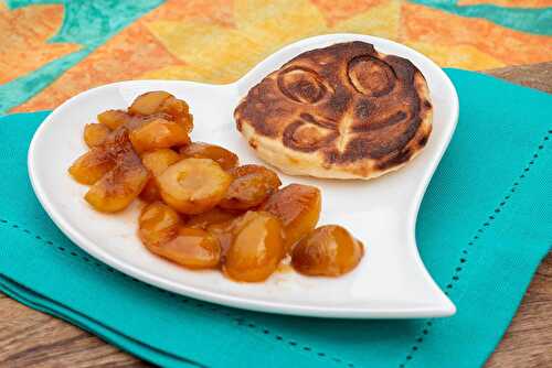 Pancakes aux mirabelles et au sirop d'érable