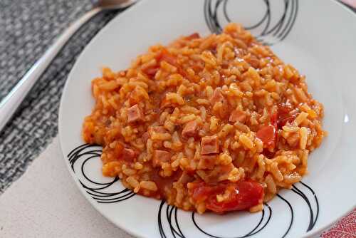 Risotto aux tomates (au Cookeo)