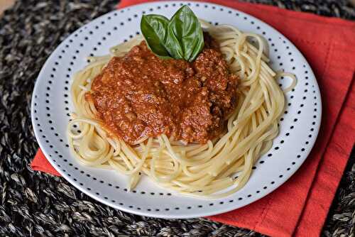 Sauce bolognaise (au Thermomix ou sans)