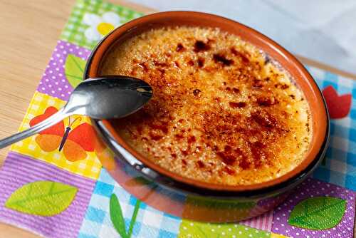 Crèmes brûlées à la confiture de lait