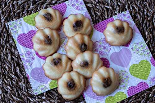 Financiers à la pâte à tartiner