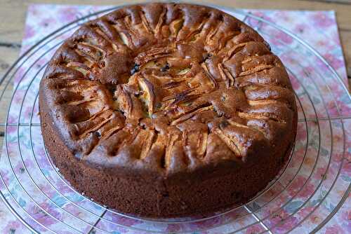 Gâteau Pommes, Mascarpone et chocolat