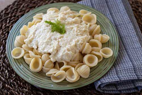 Pâtes à la crème de fenouil