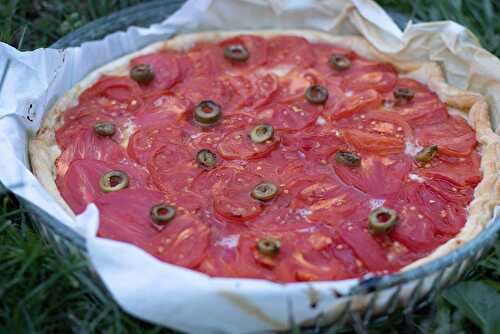 Tarte aux tomates et aux amandes de Yotam Ottolenghi