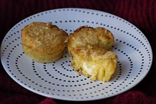 Muffins pommes de terre coulant au fromage