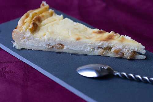 Vatrouchka, tarte russe au fromage blanc et aux raisins secs