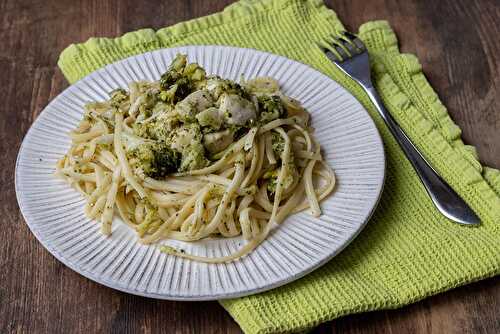 Spaghettis au poulet et au brocolis (au Cookeo)