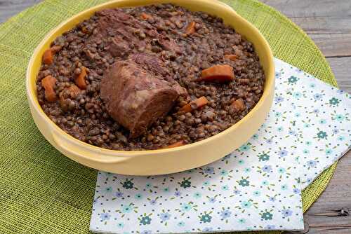 Filet mignon aux lentilles (au Cookeo)