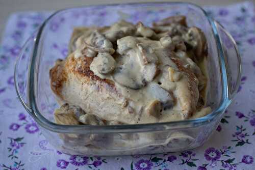 Filet de poulet à la crème et aux champignons (au Cookeo ou sans)