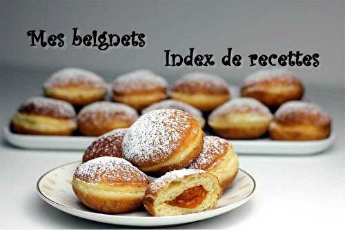 Mes Beignets (Index de recettes) - Les petits plats de Patchouka