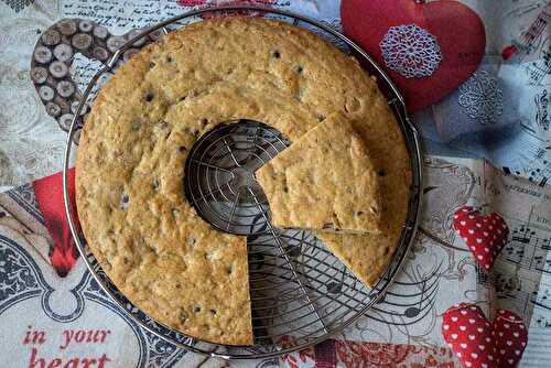 Cookie géant pépites de chocolat pralin