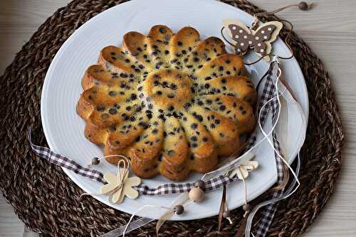 Gâteau à l'orange et aux pépites de chocolat