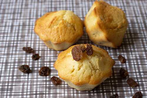 Muffins aux raisins secs