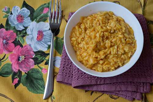 Risotto crémeux au poireau et lait de coco (au Cookeo ou sans)