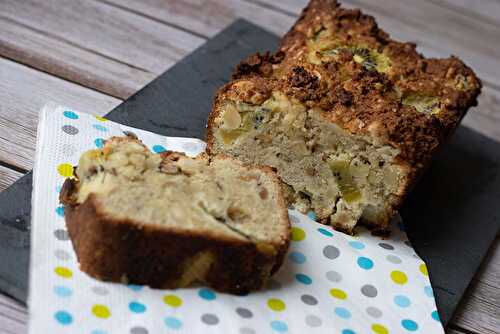 Gâteau du matin amandes, coco et kiwis