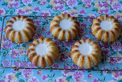 Mini Bundt Cakes Citron Pavot