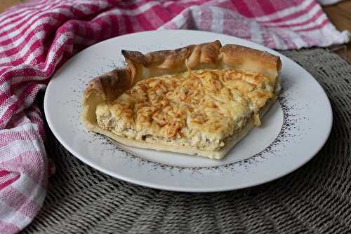 Tarte au thon et au fromage blanc