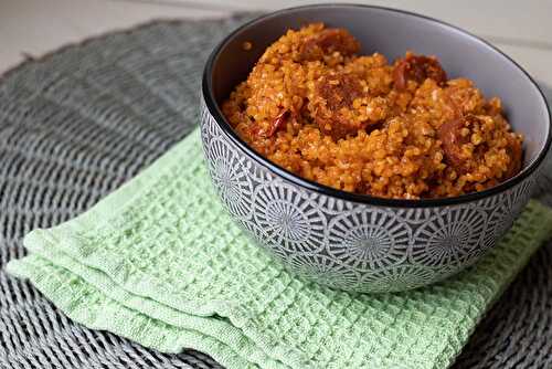 Blé chorizo tomates (au Cookéo ou sans)