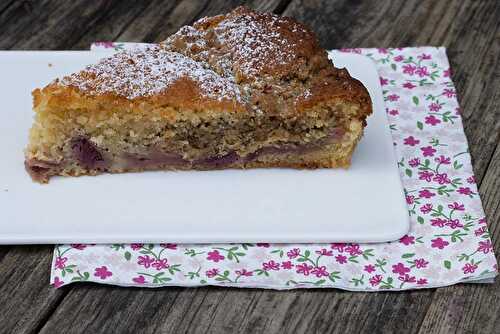 Crumbcake Fraises Rhubarbe de Yotam Ottolenghi