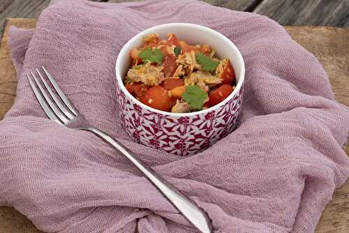 Salade de tomates au thon à la mauricienne