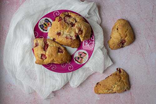 Scones aux fraises