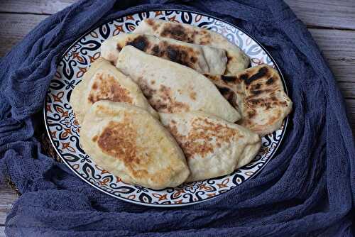 Naans au saumon fumé