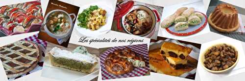 Compile moi un menu : Les spécialités de nos régions - Les petits plats de Patchouka