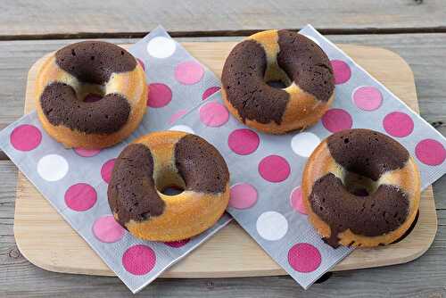 Marbrés chocolat vanille façon Donuts St Michel