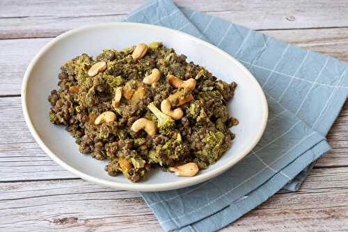 Curry de brocolis aux lentilles (au Cookeo ou sans)