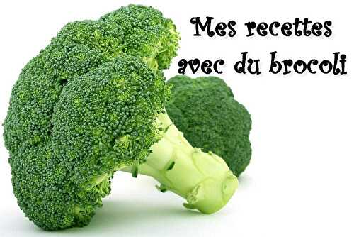 Quoi faire avec du brocoli ? (index de recettes) - Les petits plats de Patchouka