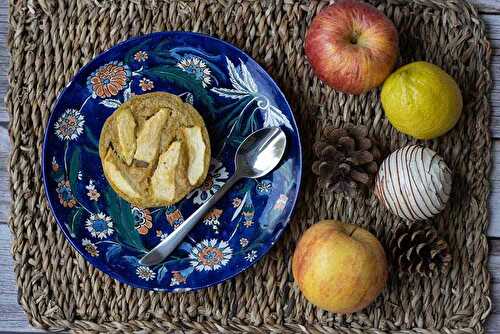 Clafoutis aux pommes et au citron