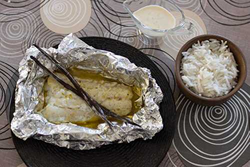 Papillotes de poisson à la vanille
