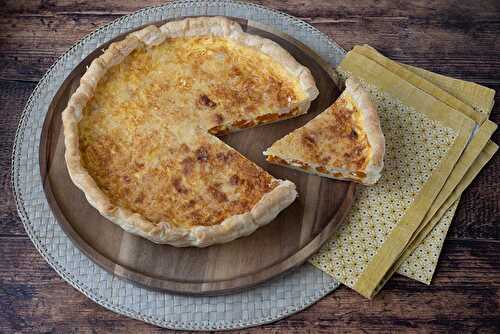 Quiche au potiron et au Comté