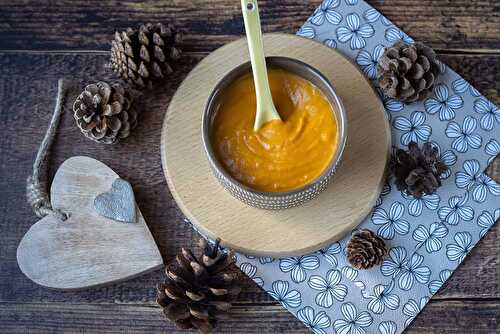 Velouté de patates douces au lait de coco