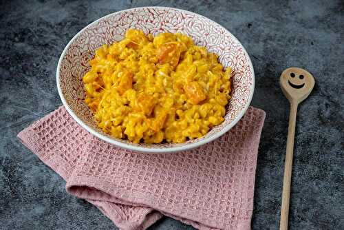 Coquillettes Potimarron et fromage (au Cookeo ou sans)