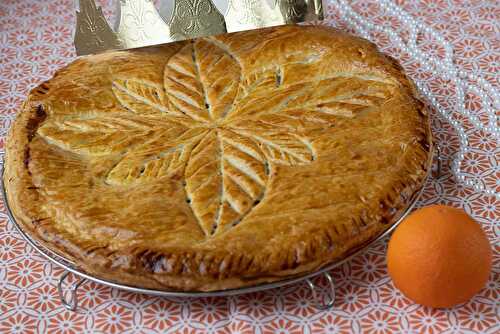 Galette des rois oranges confites et chocolat